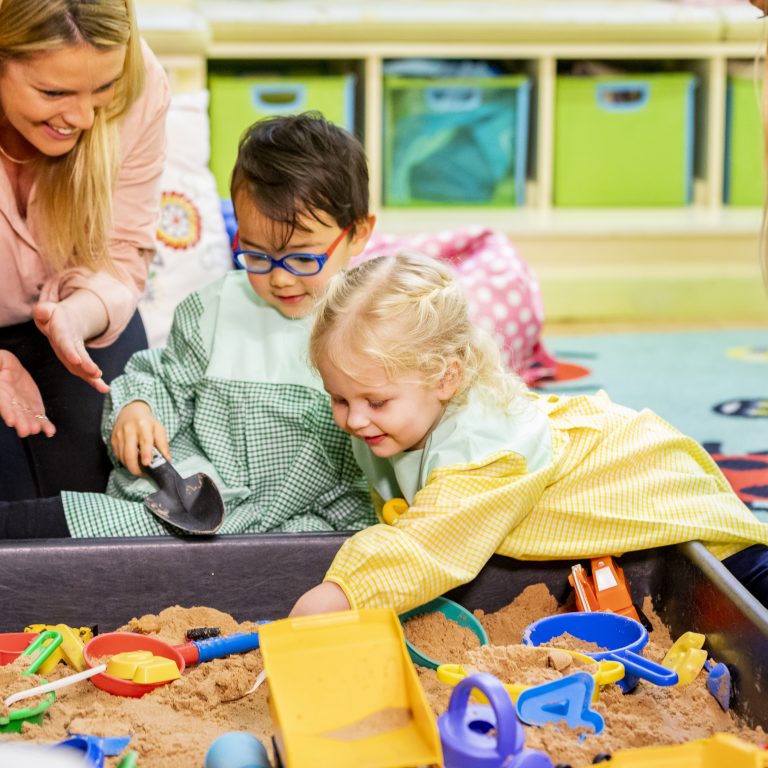 children in the sandpit