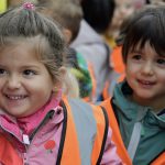 boy and girl smiling