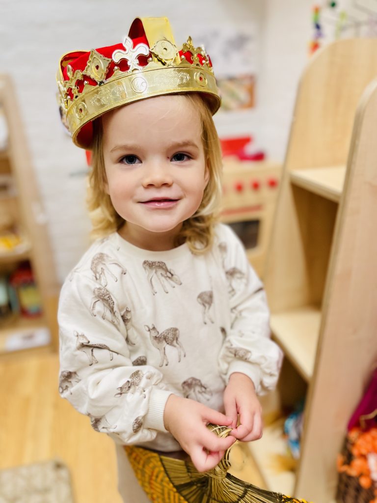 girl with a crown on her head