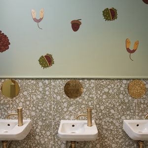 sinks in a children's toilet